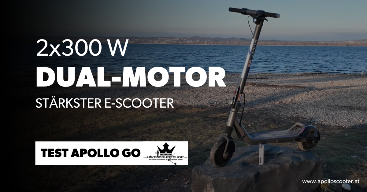 Apollo Go Test E-scooter Dual Motor